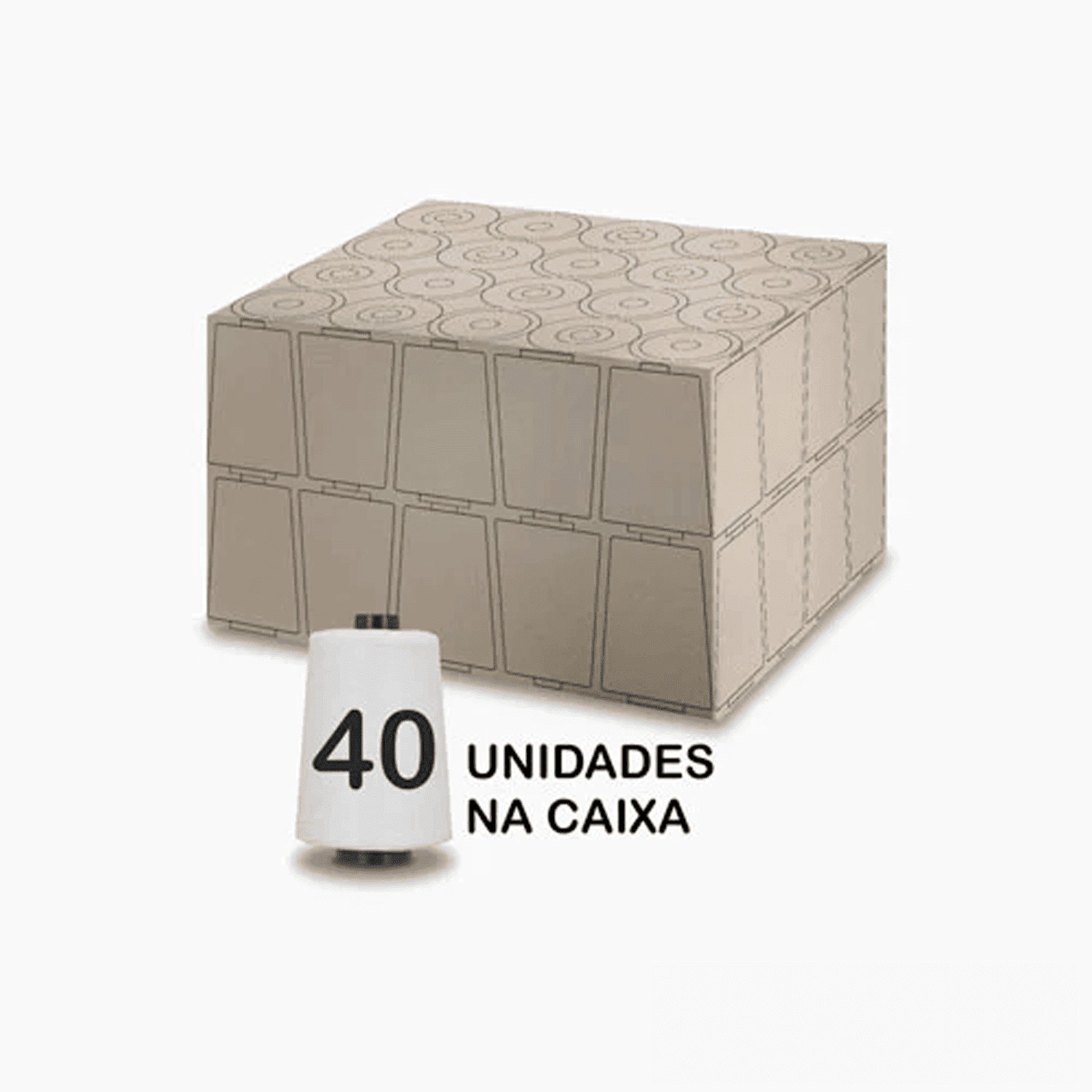 Linha para Sacaria Branca 250g - 40 Cones
