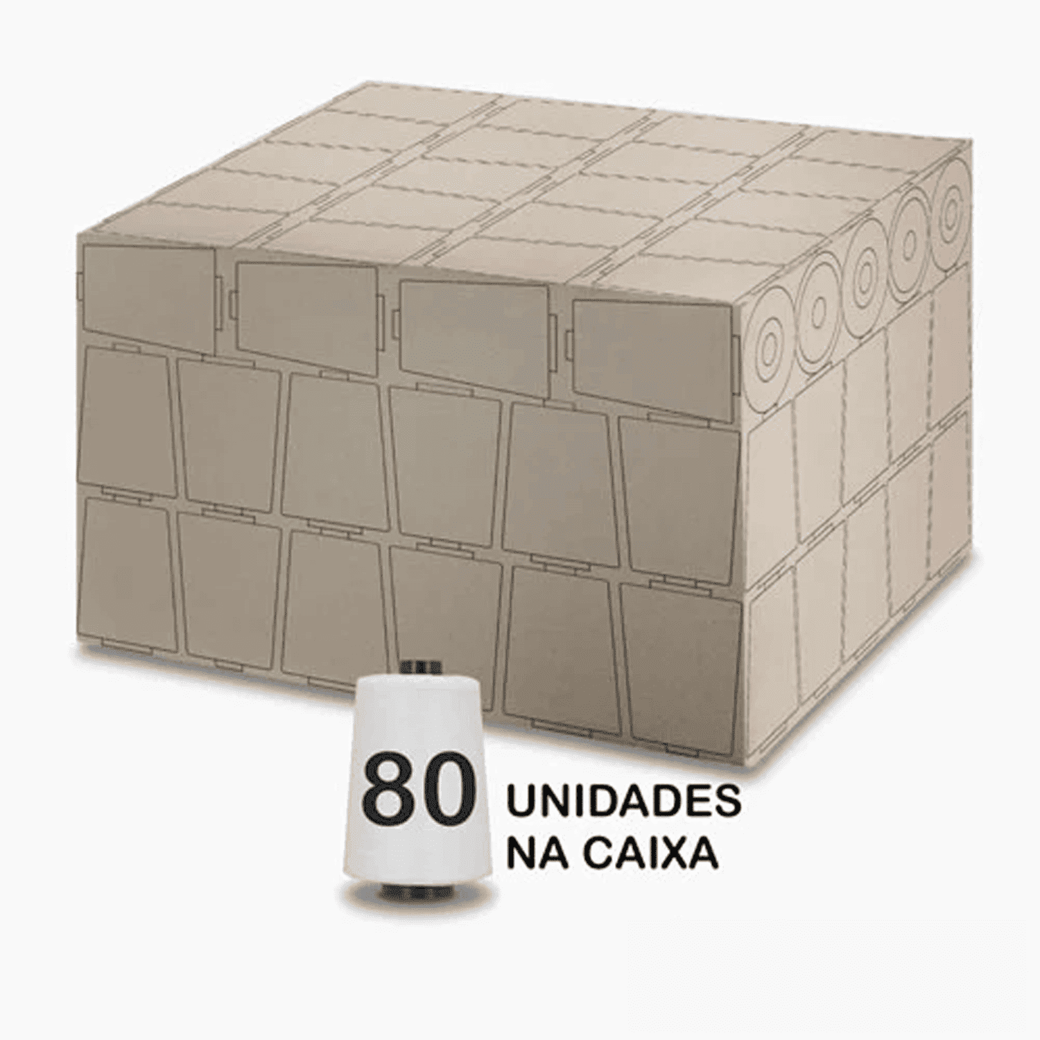 Linha para Sacaria Branca 250g - 80 Cones