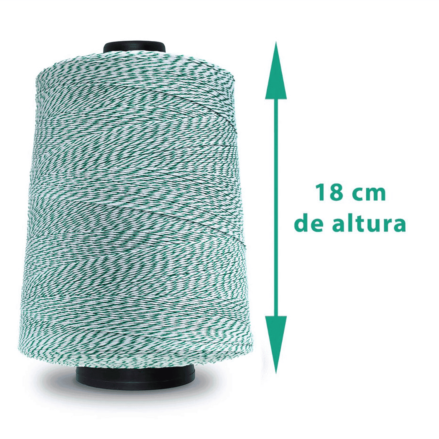 Linha para Sacaria Verde Mesclada 1Kg - 20 Cones - Imagem 3