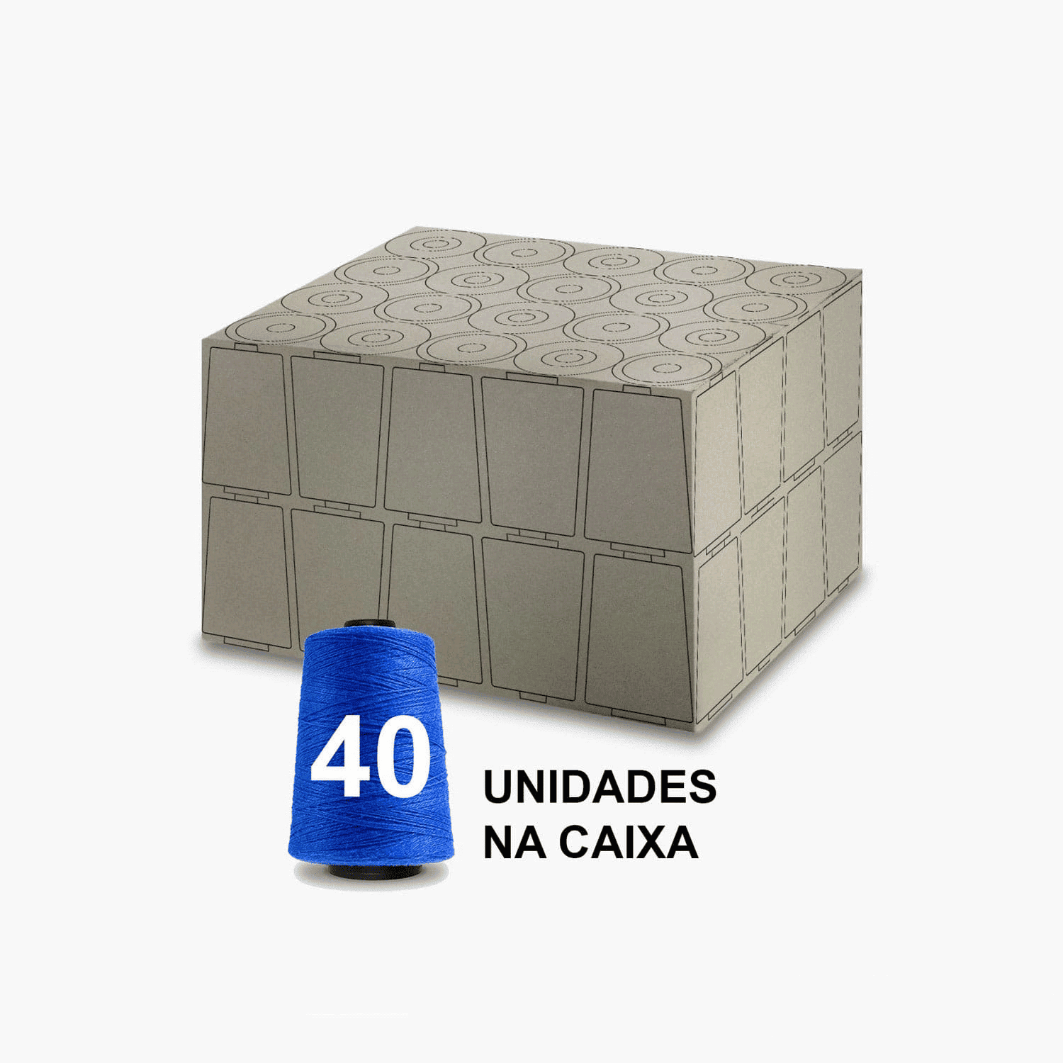 Linha para Sacaria Azul 250g - 40 Cones